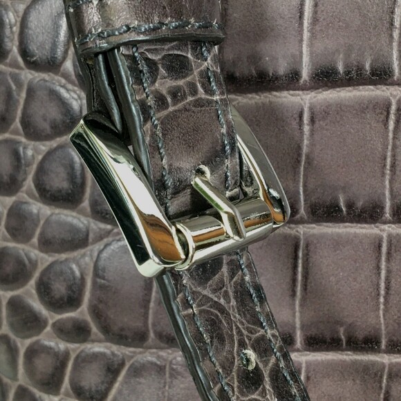 Michael Kors Hamilton Multifunction Tote Large Charcoal Croc Leather MRP $398 - Picture 15 of 16